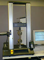 Instron tensile tester