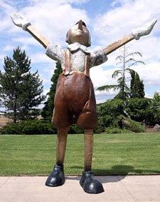 Pinocchio sculpture