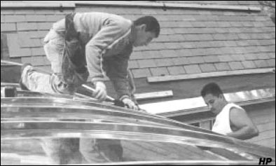 Cu Barrel-Vault Roof