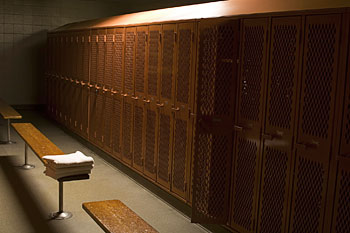 Locker room