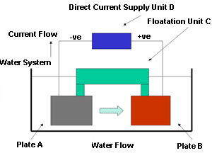 Releasing copper into the recirculating water system